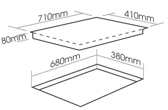 Bếp từ đôi Faster FS 299I - lắp đặt