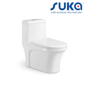 Bồn cầu 1 khối nắp êm SUKA SK8055