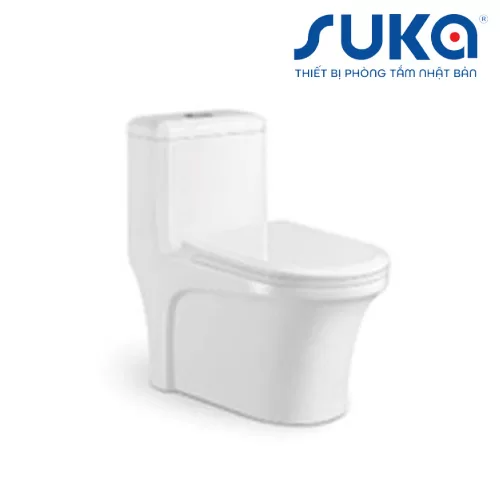 Bồn cầu 1 khối nắp êm SUKA SK8055