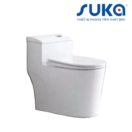 Bồn cầu 1 khối nắp êm SUKA SK8081