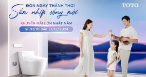 Ưu đãi lớn nhất năm đến từ TOTO Việt Nam