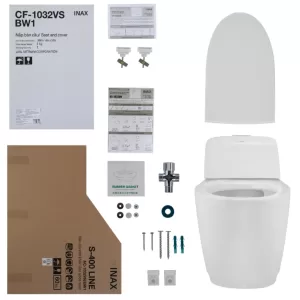 Bồn Cầu INAX AC-1032VN 1 Khối Nắp Êm Aqua Ceramic