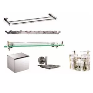 Bộ Phụ Kiện Phòng Tắm 6 Món Inox 304 SUKA PKSK0069