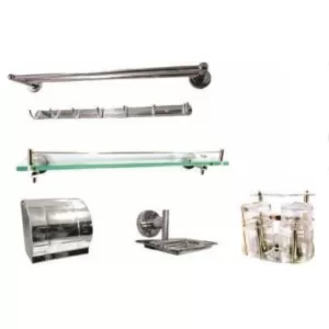 Bộ Phụ Kiện Phòng Tắm 6 Món Inox 201 SUKA PKSK801