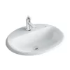 Chậu Rửa Lavabo Âm Bàn Inax L-2395V Dương Vành