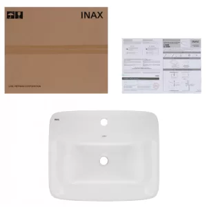 Chậu Rửa Lavabo Inax L-2398V Dương Vành