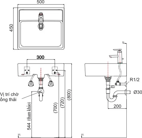 Chậu Rửa Lavabo Inax AL-293V Đặt Bàn Aqua Ceramic