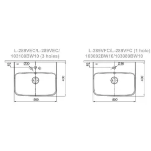 Chậu Rửa Lavabo Inax L-289V Treo Tường