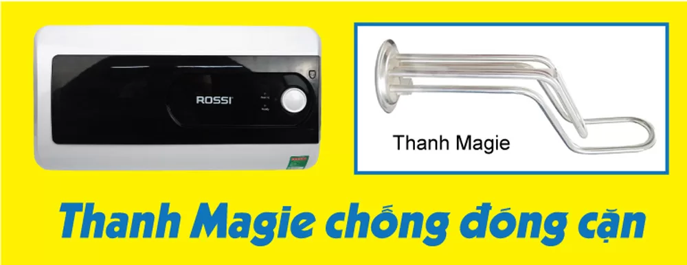 Bình nóng lạnh SUKA Rossi SUKA - Thanh magie chống bám cặn