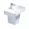 Bộ chậu rửa lavabo chân lửng SUKA C65
