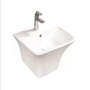 Bộ chậu rửa lavabo chân lửng SUKA SK9503 (Liền chân)
