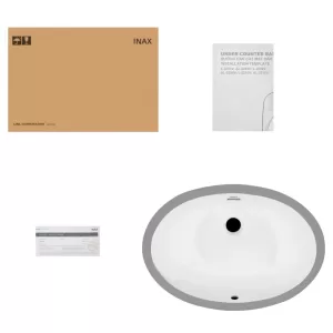 Chậu Rửa Lavabo Inax AL-2216V Âm Bàn AquaCeramic