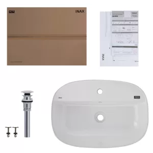 Chậu Rửa Lavabo Inax AL-652V Đặt Bàn Aqua Ceramic