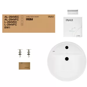Chậu Rửa Lavabo Inax L-294V Để Bàn Tròn