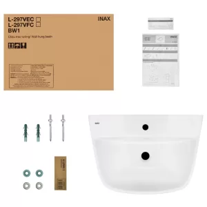Chậu Rửa Lavabo Inax L-297V Treo Tường