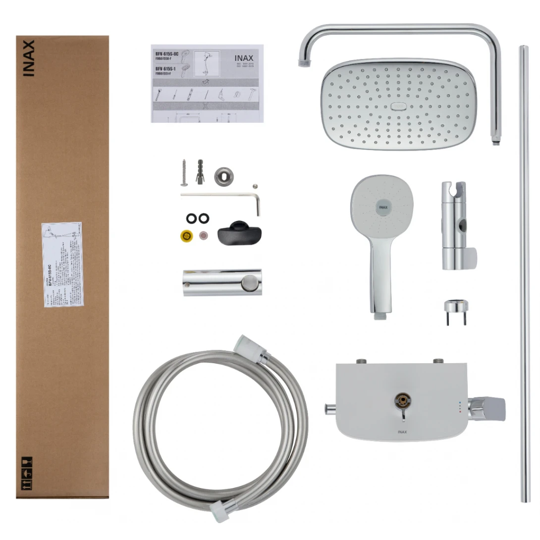 Vòi Sen Cây Tắm Inax BFV-615S-8C Nóng Lạnh