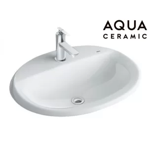 Chậu Rửa Lavabo Âm Bàn Inax AL-2395V Dương Vành AquaCeramic