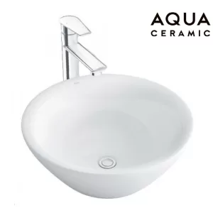 Chậu Rửa Lavabo Inax AL-445V Đặt Bàn Tròn AquaCeramic