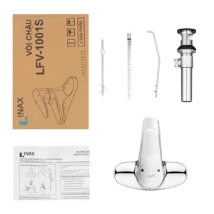 Bộ sản phẩm Vòi chậu lavabo nóng lạnh INAX LFV-1001S