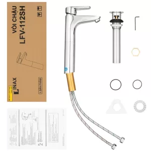 Bộ sản phẩm Vòi chậu lavabo nóng lạnh INAX LFV-112SH
