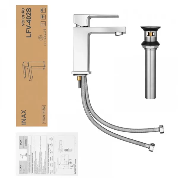 Vòi chậu lavabo nóng lạnh INAX LFV-402S