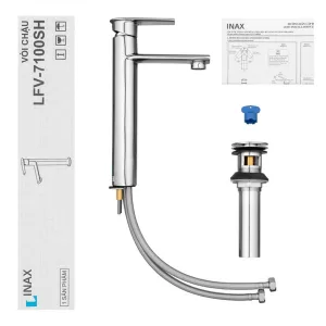 Vòi chậu lavabo nóng lạnh INAX LFV-7100SH