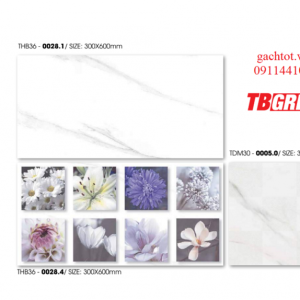Gạch ốp tường 30×60 Thạch Bàn TBGRES THB36 – 0028
