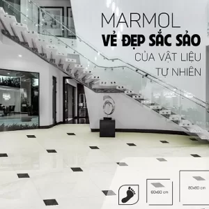 Gạch lát nền 100×100 Đồng Tâm 100MARMOL005-NANO